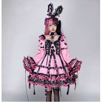 Forbidden Love Lolita Style Dress OP by Diamond Honey (DH116)